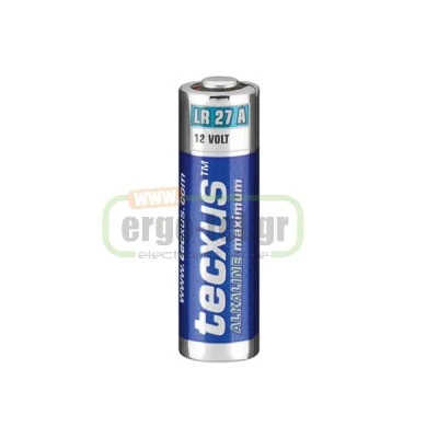 ΑΛΚΑΛΙΚΗ ΜΠΑΤΑΡΙΑ TECXUS LR27A 12V ΣΕ ΣΥΣΚΕΥΑΣΙΑ ΕΝΟΣ ΤΕΜΑΧΙΟΥ