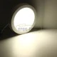 Led panel επίτοιχο στρόγγυλο 14W 230V 4000k ενδιάμεσο λευκό φως 1120lm Ø172mm νίκελ ματ