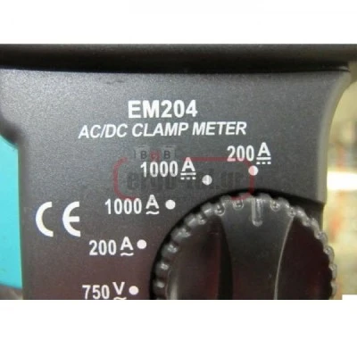 Αμπεροτσιμπίδα ΕΜ204 mini με οθόνη LCD - λειτουργία συγκράτησης δεδομένων & προστασία υπερφόρτωσης
