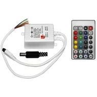 Τηλεχειριζόμενος μηχανισμός και dimmer RGB 12VDC 72W /24VDC 144W με υπέρυθρες IR