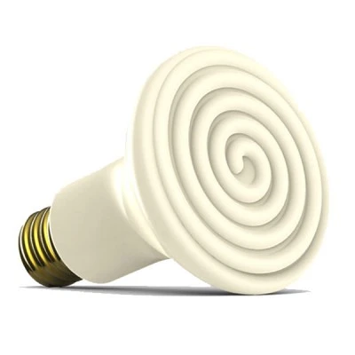 Υπέρυθρη κεραμική λάμπα θέρμανσης 80x110mm 100W 230V με ντουί Ε27 Υπέρυθρη κεραμική λάμπα θέρμανσης 80x110mm 100W 230V με ντουί Ε27