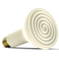 Υπέρυθρη κεραμική λάμπα θέρμανσης 95x140mm 250W 230V με ντουί Ε27