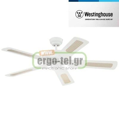 Ανεμιστήρας οροφής Westinghouse Monarch 78269 white Reversible Five-Blade Φ122cm