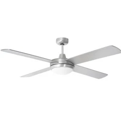 Ανεμιστήρας οροφής με 1 φως σατινέ Φ132cm ισχύος 70W 230V με κοντρόλ και 3 ταχύτητες 180rpm