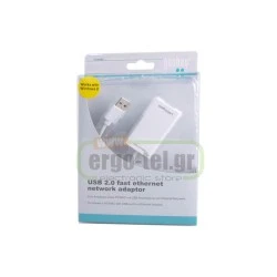 ΑΝΤΑΠΤΟΡΑΣ ΔΙΚΤΥΟΥ GOOBAY 95035 USB 2.0 ΣΕ FAST ETHERNET 10/100Mbit/s