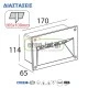 LED ΑΠΛΙΚΑ ΤΟΙΧΟΥ ΧΩΝΕΥΤΗ TALT 4x1W 327Lm 3000k ΘΕΡΜΟ ΛΕΥΚΟ ΦΩΣ ΔΕΣΜΗΣ 29° ΣΤΕΓΑΝΗ ΙΡ65