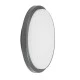 Led απλίκα γκρι στρογγυλή slim 13W 1060Lm 3000k θερμό φως για παραθαλάσσιες εγκαταστάσεις Led απλίκα γκρι στρογγυλή slim 13W 1060Lm 3000k θερμό φως για παραθαλάσσιες εγκαταστάσεις