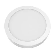 Led panel λευκό στρογγυλό επίτοιχο 24W 3000k θερμό φως δέσμης 120° 230V 1830lm 30000h