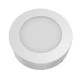 Led panel λευκό στρογγυλό επίτοιχο 6W 3000k θερμό φως δέσμης 120° 230V 400lm 30000h