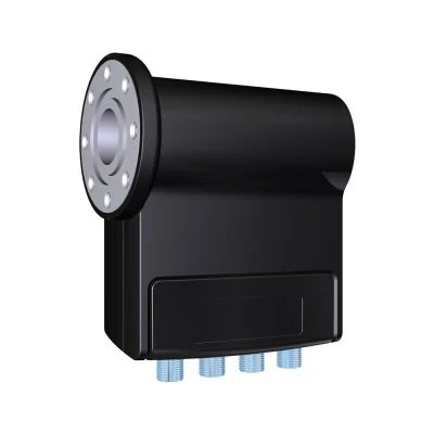 LNB INVERTO Quattro Flange χαμηλού θορύβου 0,1dB με διάμετρο λαιμού 40mm LNB INVERTO Quattro Flange χαμηλού θορύβου 0,1dB με διάμετρο λαιμού 40mm