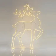 Τάρανδος NEON LED 140x93cm 108W θερμό λευκό φως εξωτερικής χρήσης στεγανό IP44