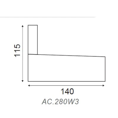 Βάση απλίκας 140x115mm με ντουί Ε27 για φωτιστικά μπάλες με διάμετρο Ø15cm Βάση απλίκας 140x115mm με ντουί Ε27 για φωτιστικά μπάλες με διάμετρο Ø15cm