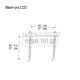 Βάση σταθερή για LCD PLASMA τηλεόραση 32 - 48 ιντσών και μέγιστο βάρος 50kg