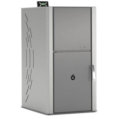 Σόμπα pellet υδραυλική εσωτερικού χώρου BOILER GSP 33Kw από πυρίμαχο κρύσταλλο για χώρους έως 260m²