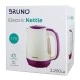 Ηλεκτρικός βραστήρας BRUNO BRN-0001 2200W 1.7lt με περιστρεφόμενη βάση 360° και LED φωτισμό Ηλεκτρικός βραστήρας BRUNO BRN-0001 2200W 1.7lt με περιστρεφόμενη βάση 360° και LED φωτισμό