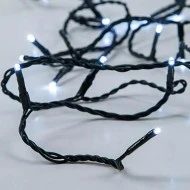 50 Led λαμπάκια μπαταρίας με πράσινο καλώδιο ψυχρό λευκό φως 7500-8500k εσωτερικού χώρου IP20