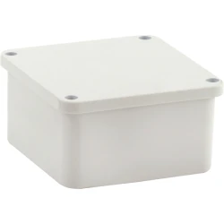 Μπουάτ εξωτερικό 85x85x50mm με βίδες IP65 γκρι (147-31520)