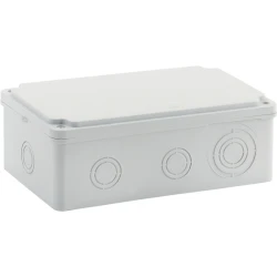 Μπουάτ εξωτερικό Eurolamp 210x120x74mm με βίδες IP65 γκρι (RAL 7035)