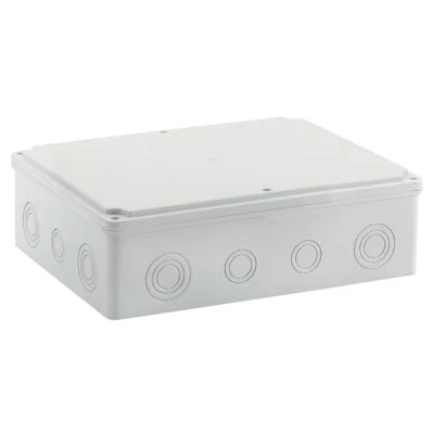Μπουάτ εξωτερικό 280x210x74 mm με βίδες IP65 γκρι Μπουάτ εξωτερικό 280x210x74 mm με βίδες IP65 γκρι