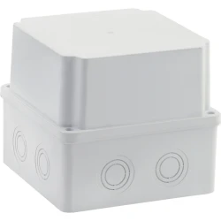 Βιομηχανικό μπουάτ εξωτερικό 150x150x140 IP65 IK10 με βίδες γκρι RAL 7035