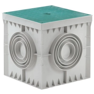 Eurolamp βιομηχανικό πλαστικό φρεάτιο 200x200x200mm γκρι IP54 IK10