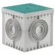 Eurolamp βιομηχανικό πλαστικό φρεάτιο 200x200x200mm γκρι IP54 IK10