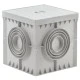 Eurolamp βιομηχανικό πλαστικό φρεάτιο 200x200x200mm γκρι IP54 IK10