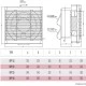 Εξαεριστήρας τζαμιού-τοίχου Bahcivan BPP-25 35W 1250rpm 735m³/h 43dB αμφίδρομης ροής αέρα