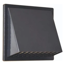 Περσίδα εξαερισμού AirRoxy πλαστική Ø100mm 170mm γραφίτης με κλαπέ