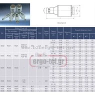 Φυσίγγια ασφαλειών D 100Α Ο/Σ RO21/DIV/RI 1/4