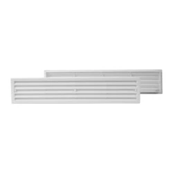 Περσίδα πόρτας πλαστική λευκή 450x92mm Europlast τύπου VR459 Περσίδα πόρτας πλαστική λευκή 450x92mm Europlast τύπου VR459