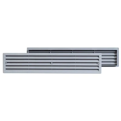 Περσίδα πόρτας πλαστική σε γκρι χρώμα 450x92mm Europlast τύπου VR459