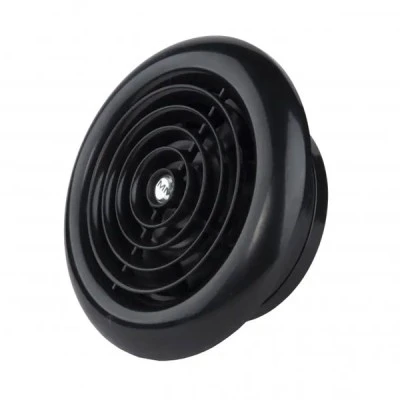 Εξαεριστήρας μπάνιου Φ120mm 18W μαύρος στρόγγυλος 220V 150m³/h 42dB Εξαεριστήρας μπάνιου Φ120mm 18W μαύρος στρόγγυλος 220V 150m³/h 42dB