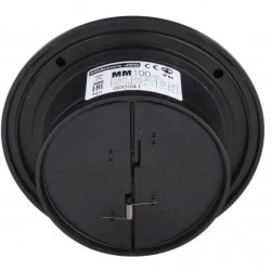 Εξαεριστήρας μπάνιου 13W στρόγγυλος Φ100mm με κλαπέ μαύρος 220V 105m³/h 29dB