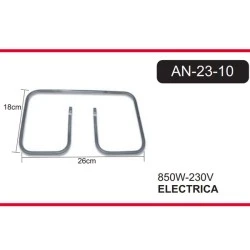 Αντίσταση τοστιέρας ELECTRICA 850W 230V 26X18cm