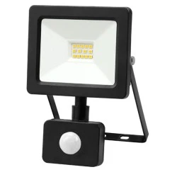 Προβολέας Led-SMD mini slim 10W 4100Κ ενδιάμεσο λευκό φως με ανιχνευτή κίνησης IP65