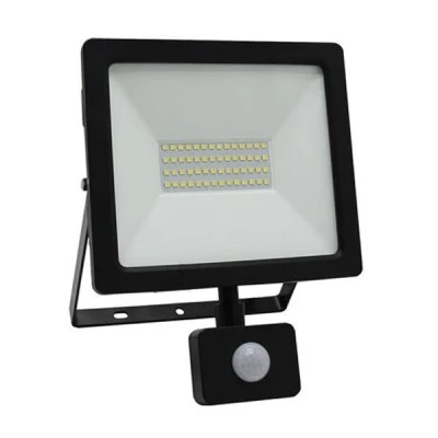Προβολέας Led-SMD mini slim 50W 4100Κ ενδιάμεσο λευκό φως με ανιχνευτή κίνησης IP65