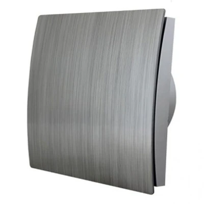Εξαεριστήρας MM-PEC με καμπύλη 18W 230V 50Hz 169m³/h Φ100 επίτοιχης τοποθέτησης ασημί PVC πλαστικό 32dB