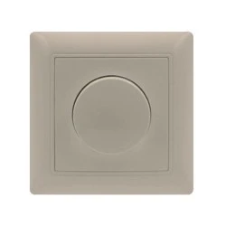 Dimmer – ροοστάτης FAN 500W μπεζ, για όλα τα φορτία, φωτισμό & εξαερισμό