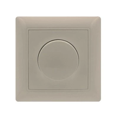 Dimmer – ροοστάτης FAN 500W μπεζ, για όλα τα φορτία, φωτισμό & εξαερισμό