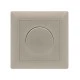 Dimmer – ροοστάτης FAN 500W μπεζ, για όλα τα φορτία, φωτισμό & εξαερισμό