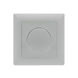 Dimmer - ροοστάτης FAN 500W για όλα τα φορτία σε λευκό χρώμα για φωτισμό & εξαερισμό