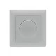 Dimmer - ροοστάτης FAN 500W για όλα τα φορτία σε λευκό χρώμα για φωτισμό & εξαερισμό