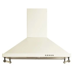 Απορροφητήρας καμινάδα 60cm 163W μπεζ Rustic HB-1500 με 3 επίπεδα ταχύτητας & φίλτρα αλουμινίου