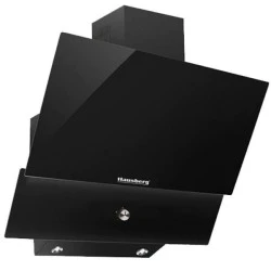 Απορροφητήρας καμινάδα 163W 650 m3/h 60cm μαύρο γυαλί ΗΒ-2285NG με 3 επίπεδα ταχύτητας & ροοστάτη ρύθμισης