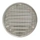 Περσίδα εξαερισμού στρόγγυλη Europlast MR125P γκρι Φ125mm με πλέγμα προστασίας