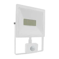 Προβολέας led slim 50W λευκός με ανιχνευτή κίνησης 6000k ψυχρό λευκό φως 230V 4500Lm IP66