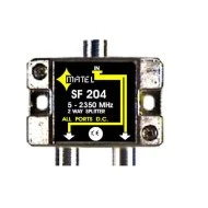 Διακλαδωτής (spliter) εσωτερικής χρήσης SF204 για κεντρικές ή ατομικές εγκαταστάσεις