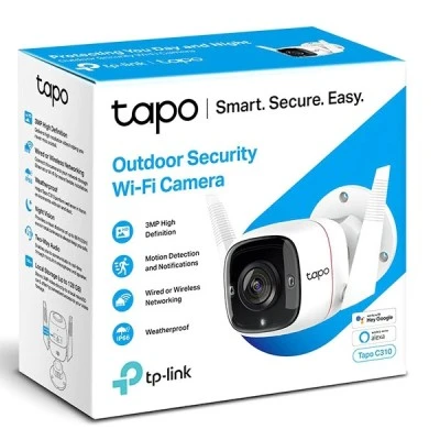 TP-LINK smart camera TAPO-C310, 3MP με ανίχνευση κίνησης IP66, Ver. 1.0 & συναγερμό με ήχο και φώς TP-LINK smart camera TAPO-C310, 3MP με ανίχνευση κίνησης IP66, Ver. 1.0 & συναγερμό με ήχο και φώς