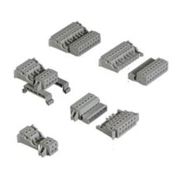 Κλέμμα σειράς κουμπωτή 2 δρόμων 17.90 x 14.45mm σε γκρι χρώμα τύπου DPSC-2W